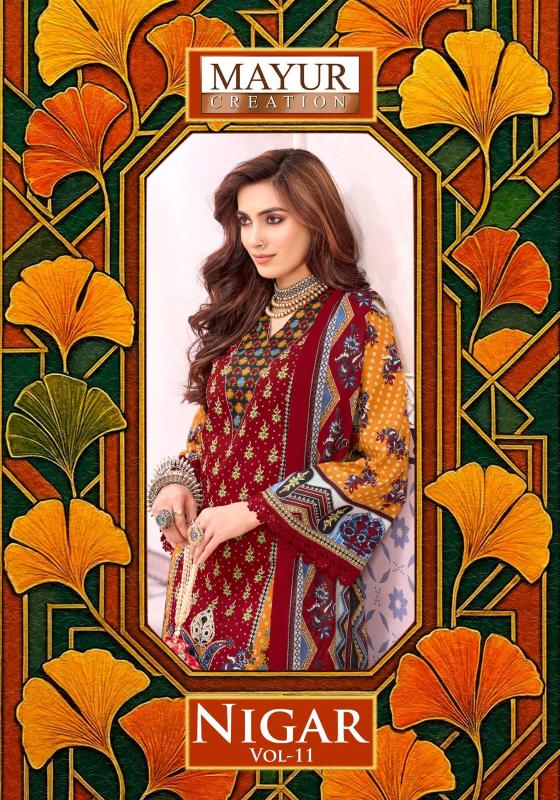 Mayur Nigar Vol-11 – Karachi Dress Material - Wholesale Catalog