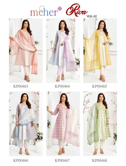 MEHER RIVA VOL. 2 Kurti manufacturer in Hyderabad