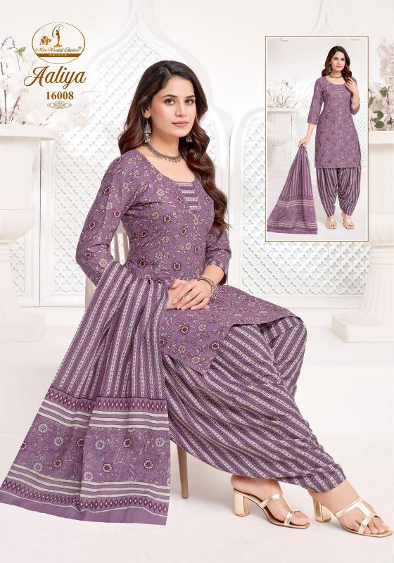 Miss World Aaliya Vol-16 Wholesale saree dress materials in Gujarat