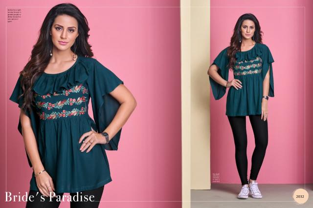 Moksh International Short Top Vol 5 Kurtis manufacturer in Surat