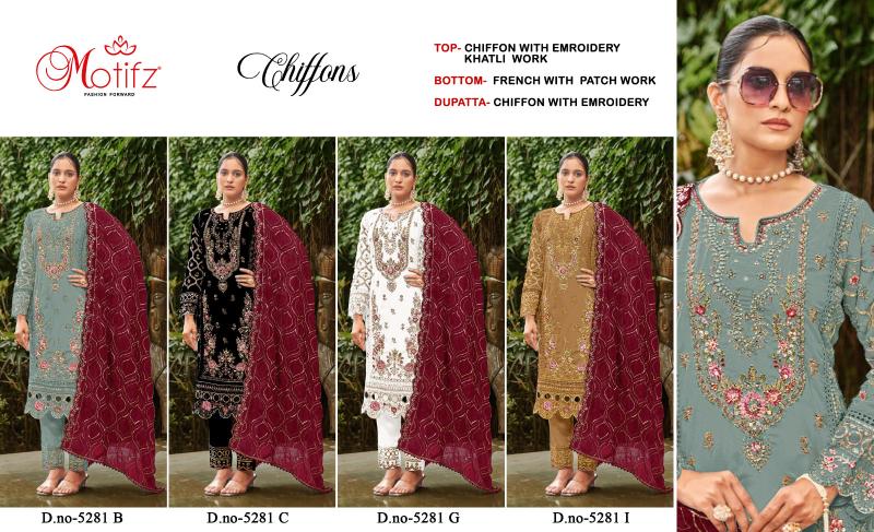 Motifz 5281 Kolkata wholesale salwar Kameez market prices