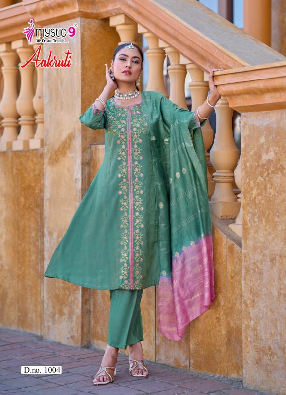 MYSTIC 9 AAKRUTI VOL 1 Affordable kurtis in Kolkata