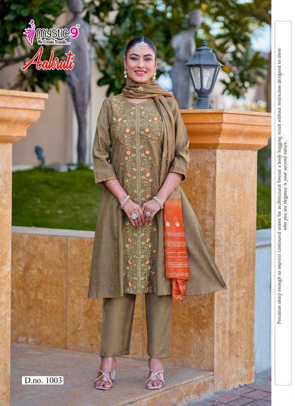 MYSTIC 9 AAKRUTI VOL 1 Affordable kurtis in Kolkata