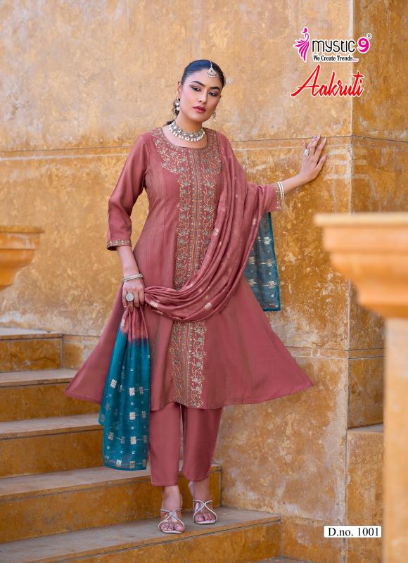 MYSTIC 9 AAKRUTI VOL 1 Affordable kurtis in Kolkata