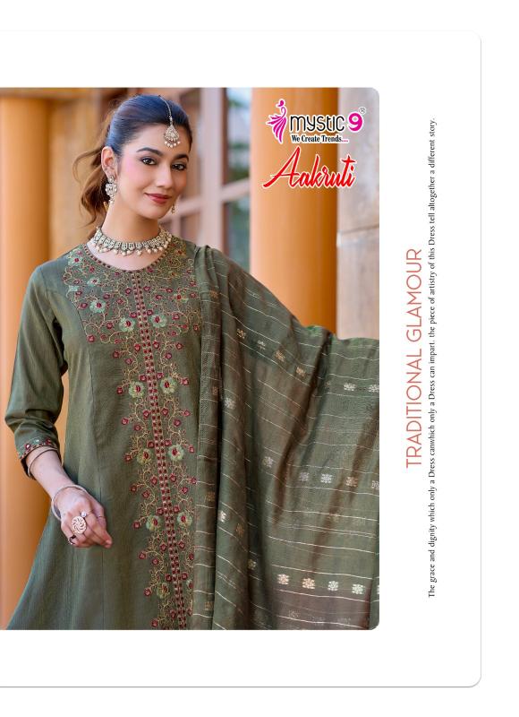 MYSTIC 9 AAKRUTI VOL 1 Affordable kurtis in Kolkata