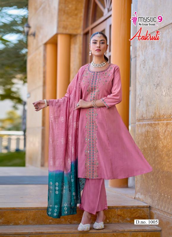 MYSTIC 9 AAKRUTI VOL 1 Affordable kurtis in Kolkata