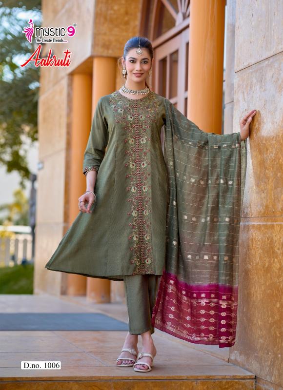 MYSTIC 9 AAKRUTI VOL 1 Affordable kurtis in Kolkata