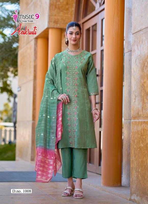 MYSTIC 9 AAKRUTI VOL 1 Affordable kurtis in Kolkata