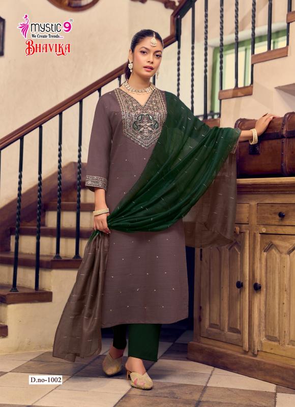 MYSTIC 9 BHAVIKA VOL 1 Best kurti wholesalers in Surat