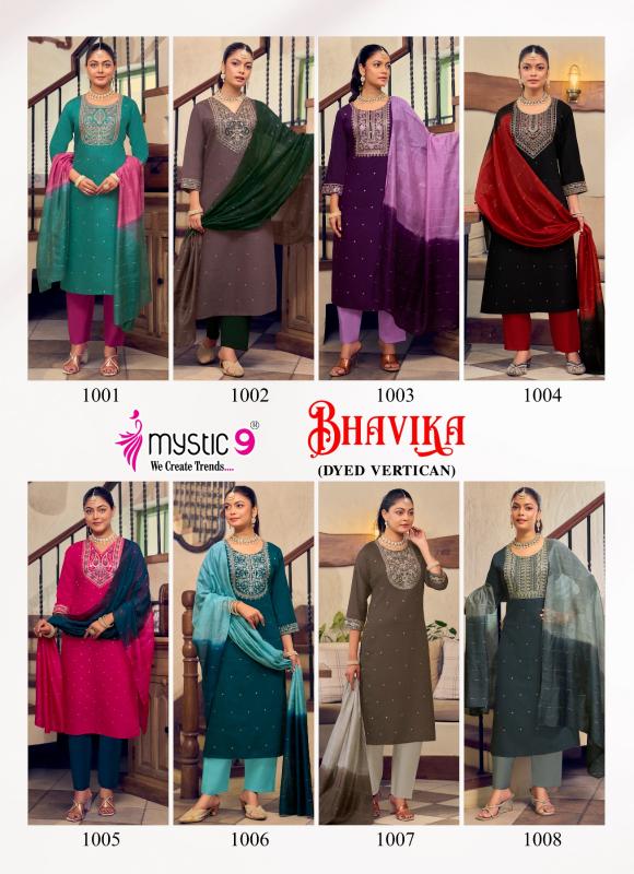 MYSTIC 9 BHAVIKA VOL 1 Best kurti wholesalers in Surat