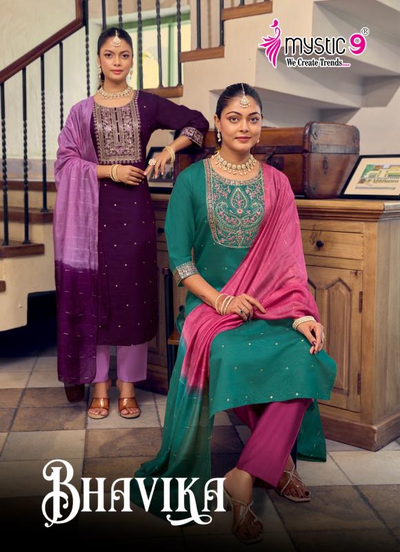 MYSTIC 9 BHAVIKA VOL 1 Best kurti wholesalers in Surat