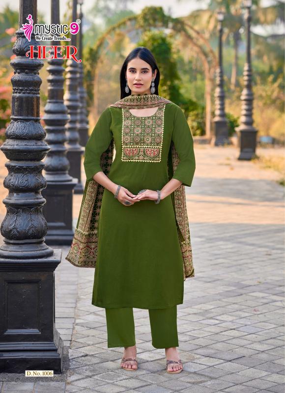 MYSTIC 9 HEER VOL  1 Wholesale Kurti manufacturer
