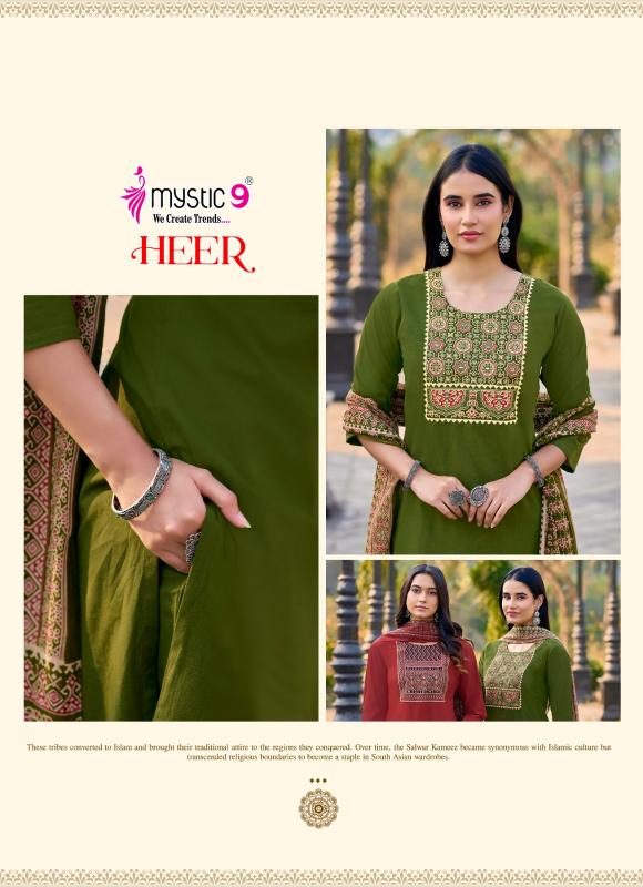 MYSTIC 9 HEER VOL  1 Wholesale Kurti manufacturer