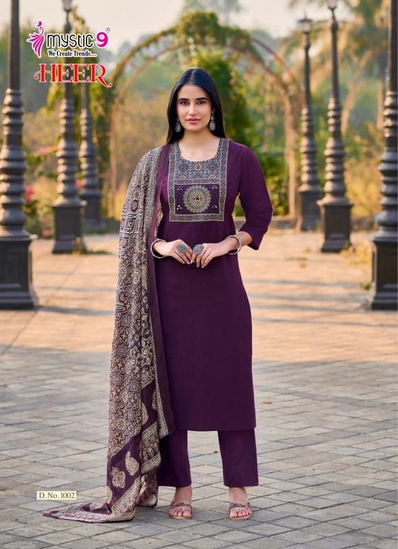 MYSTIC 9 HEER VOL  1 Wholesale Kurti manufacturer