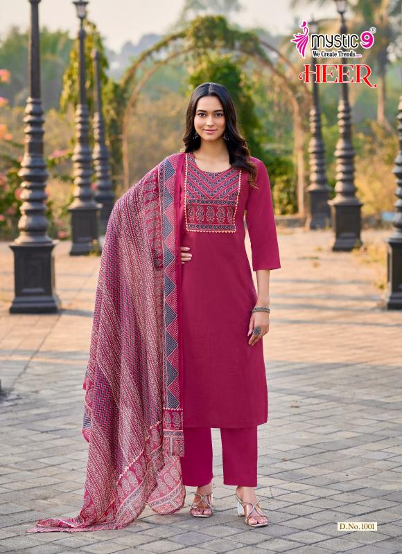 MYSTIC 9 HEER VOL  1 Wholesale Kurti manufacturer