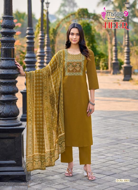 MYSTIC 9 HEER VOL  1 Wholesale Kurti manufacturer