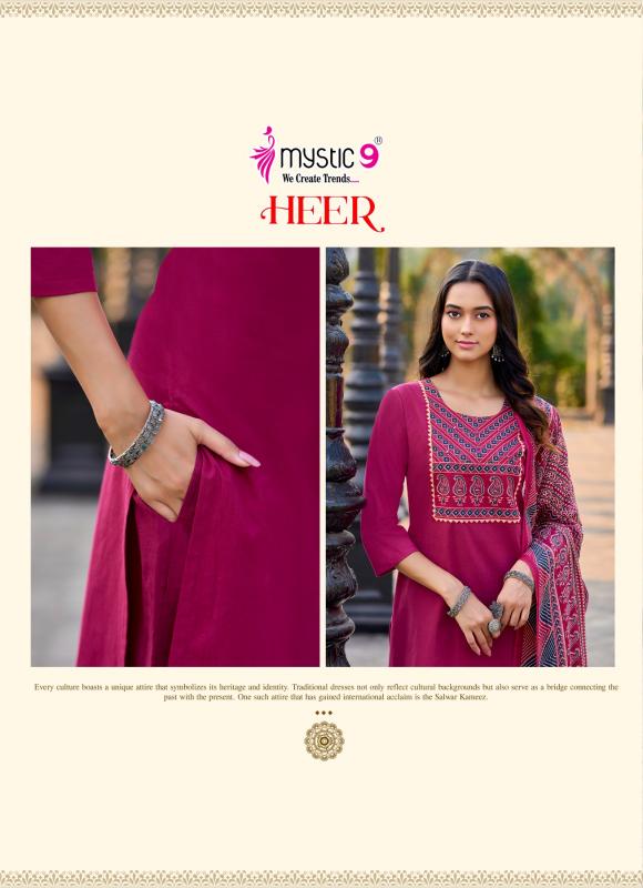 MYSTIC 9 HEER VOL  1 Wholesale Kurti manufacturer