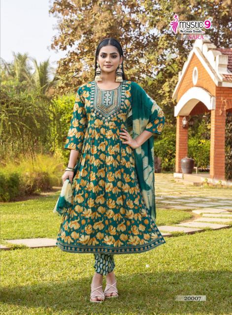 MYSTIC 9 SARA VOL 20 Ladies kurti market in Kolkata