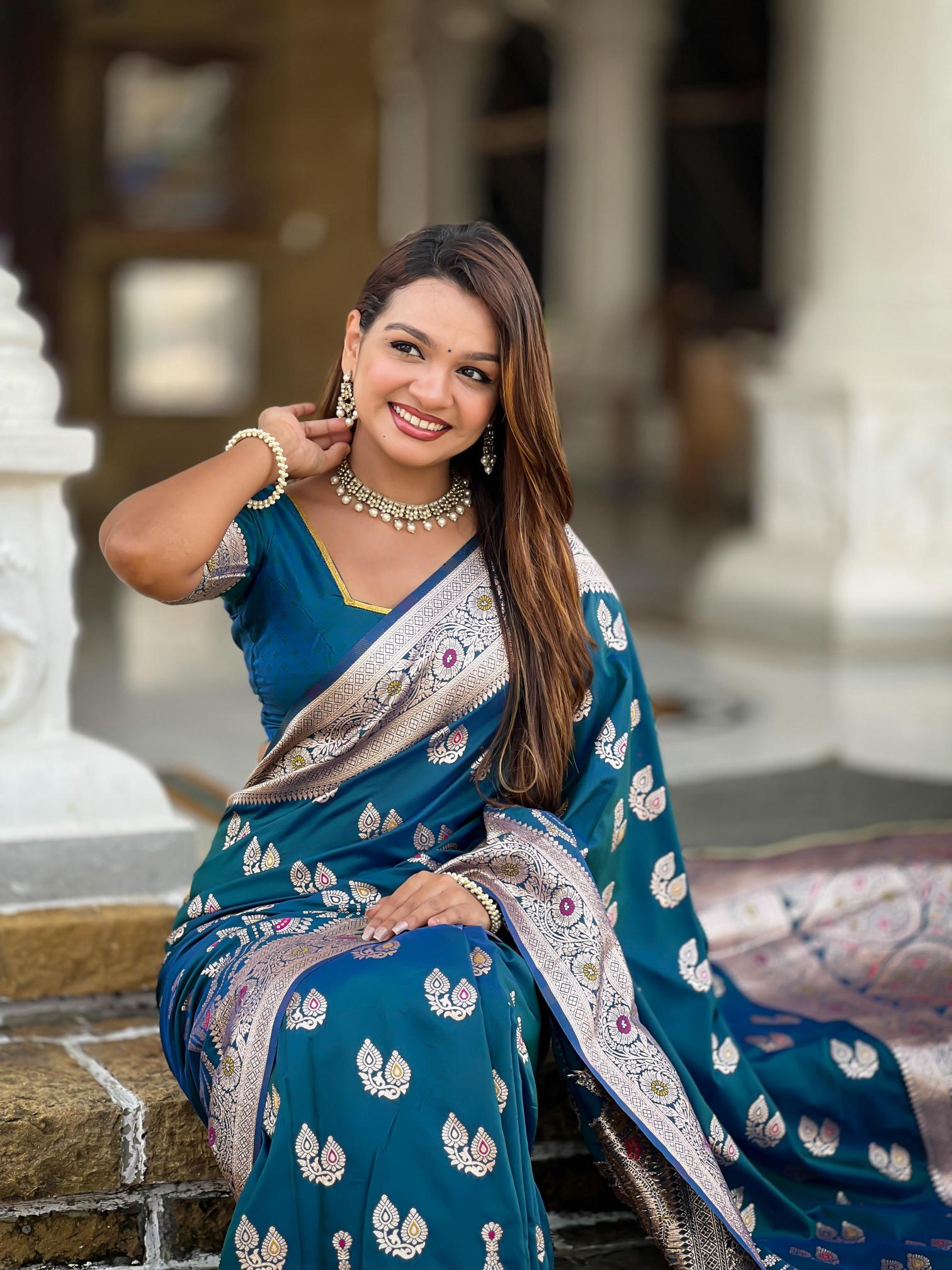 Neckless Banarasi silk Saree wholesale market in Kolkata