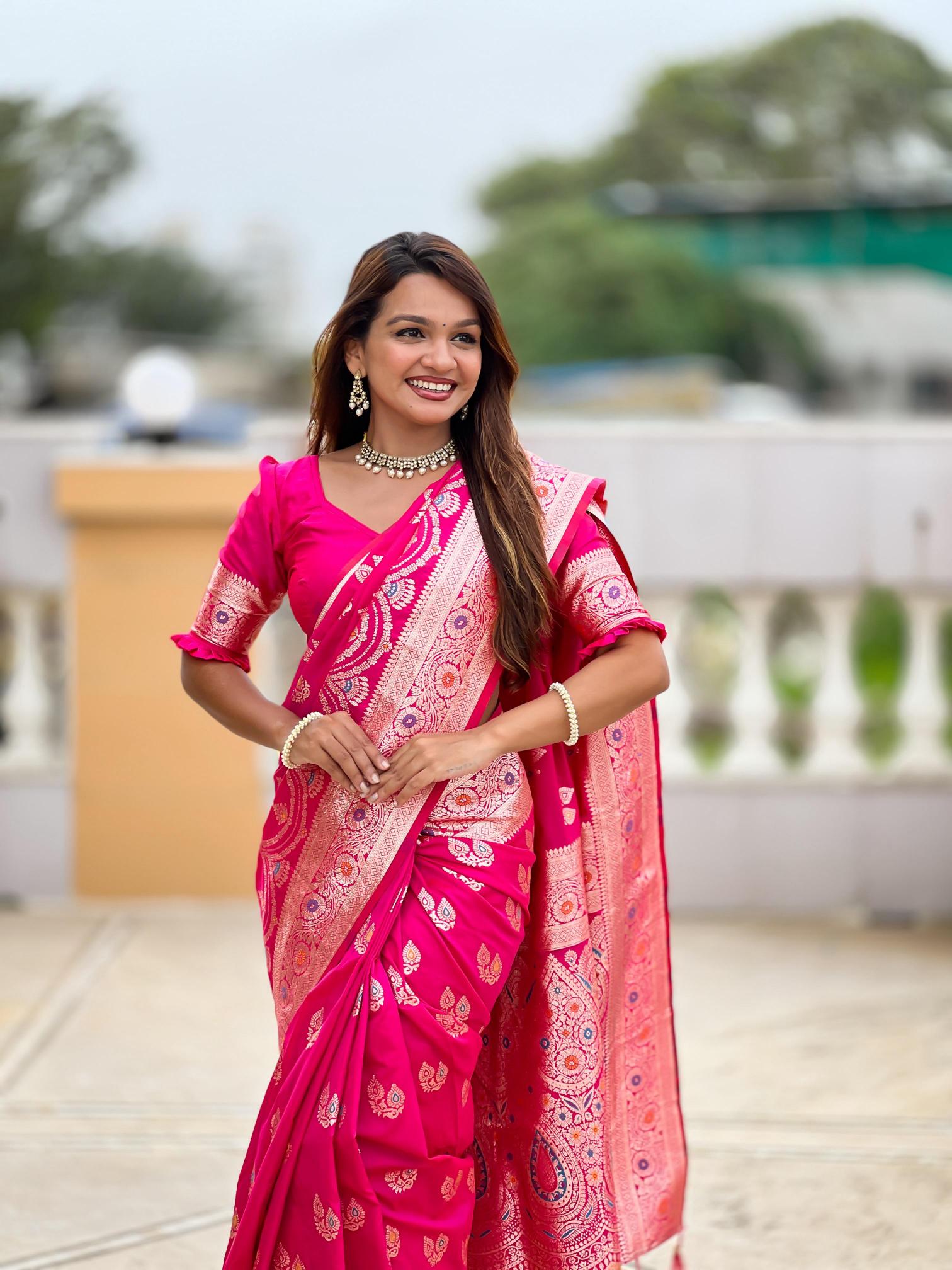 Neckless Banarasi silk Saree wholesale market in Kolkata
