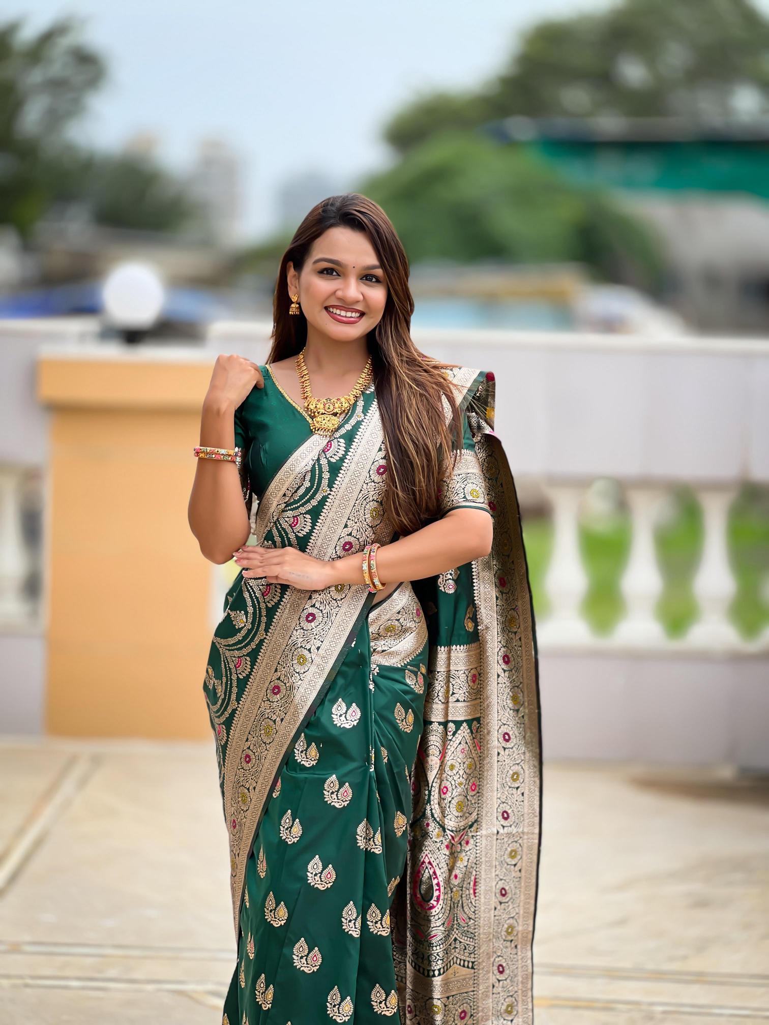 Neckless Banarasi silk Saree wholesale market in Kolkata