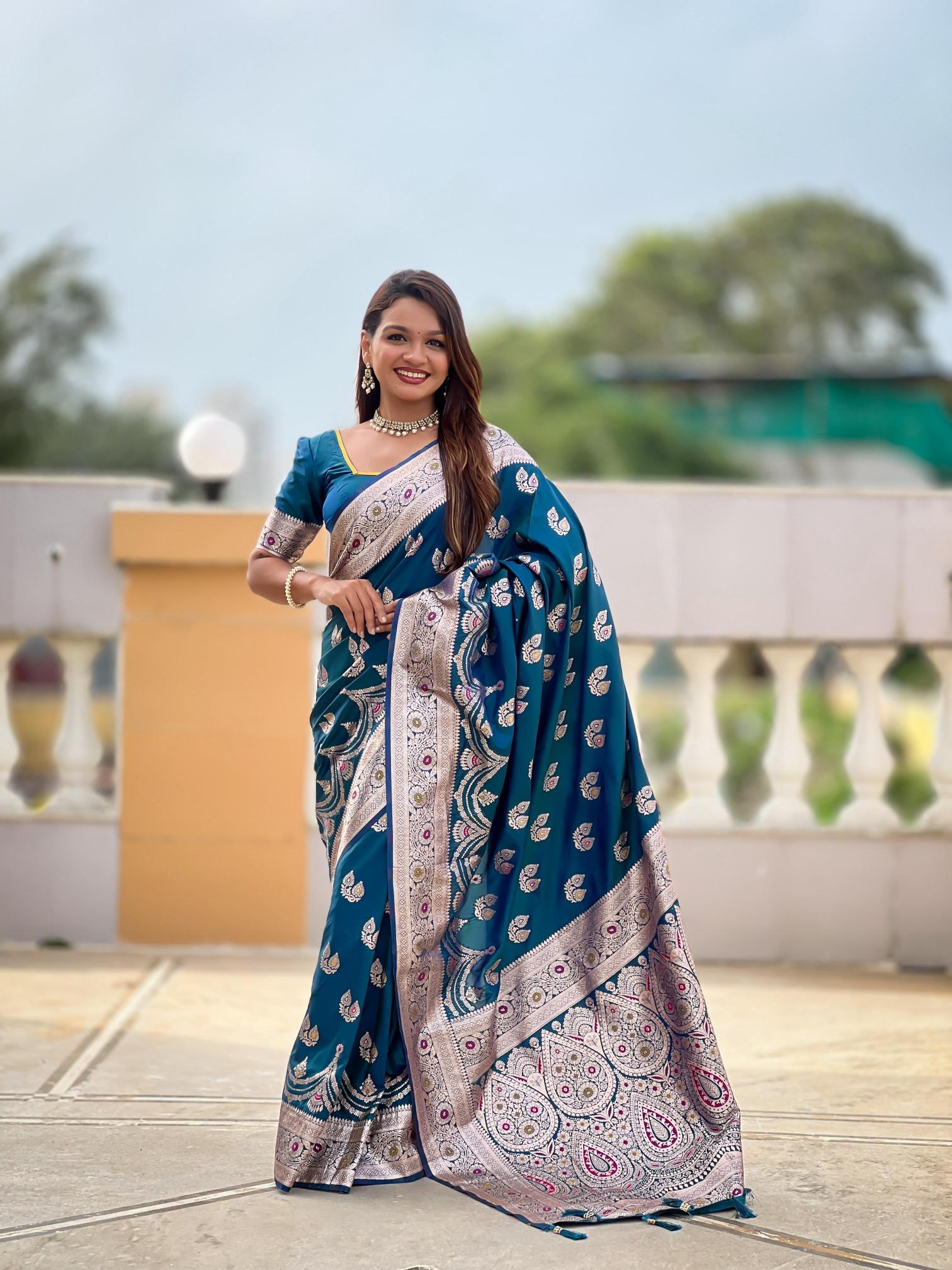 Neckless Banarasi silk Saree wholesale market in Kolkata