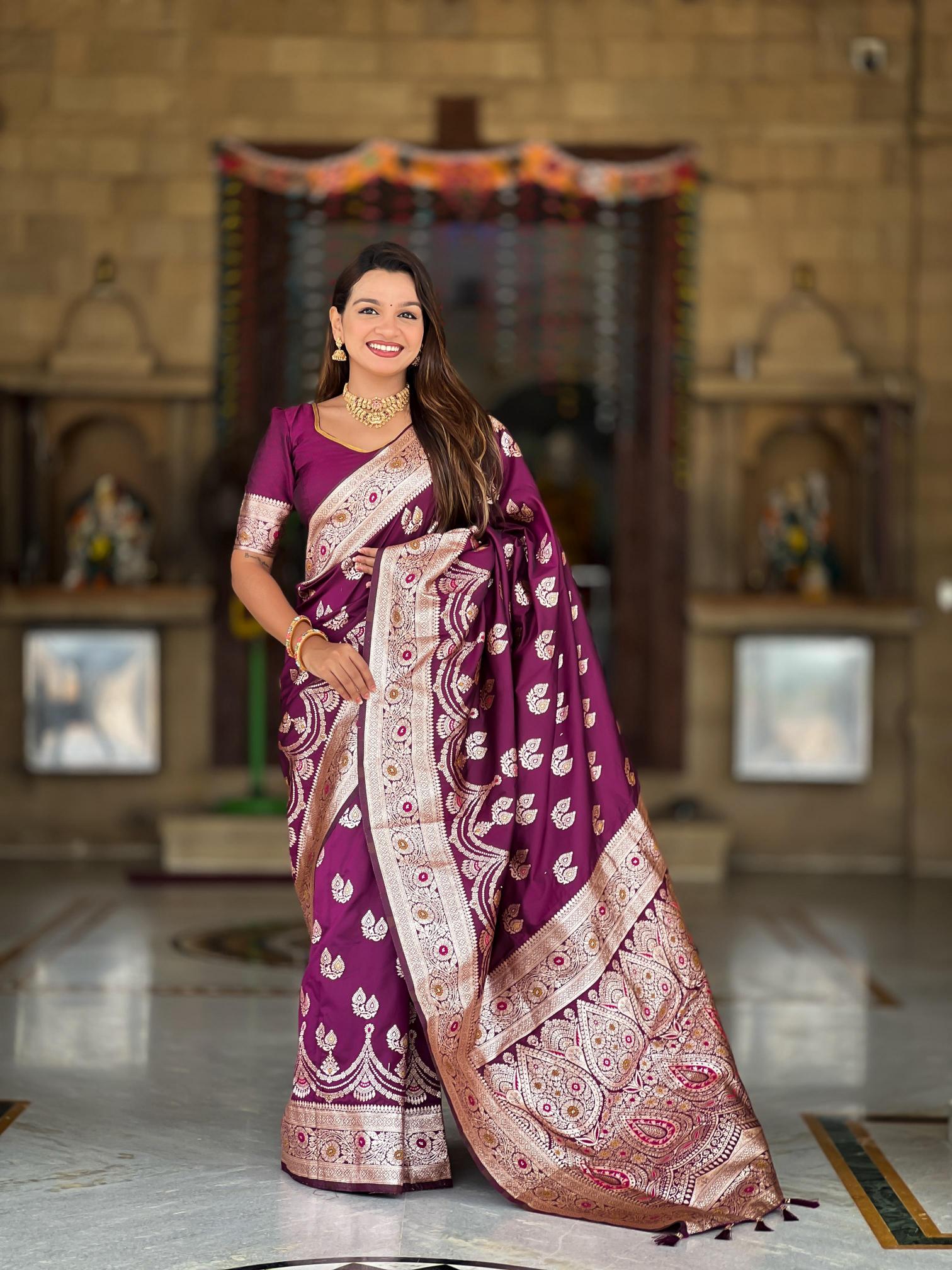 Neckless Banarasi silk Saree wholesale market in Kolkata