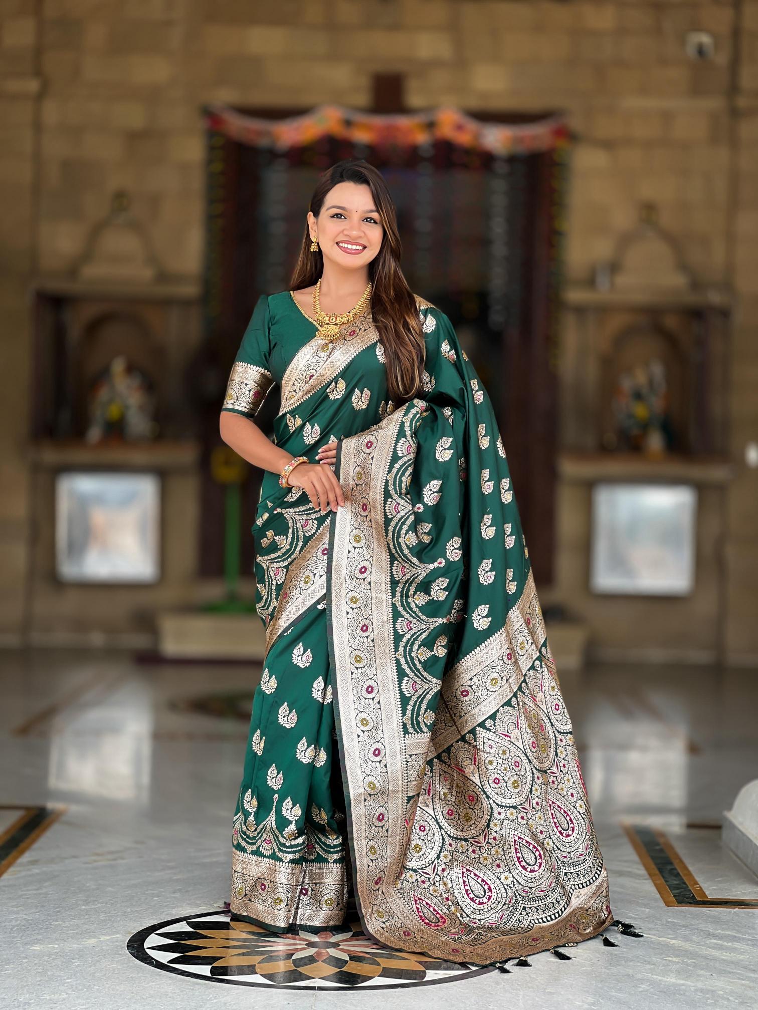 Neckless Banarasi silk Saree wholesale market in Kolkata