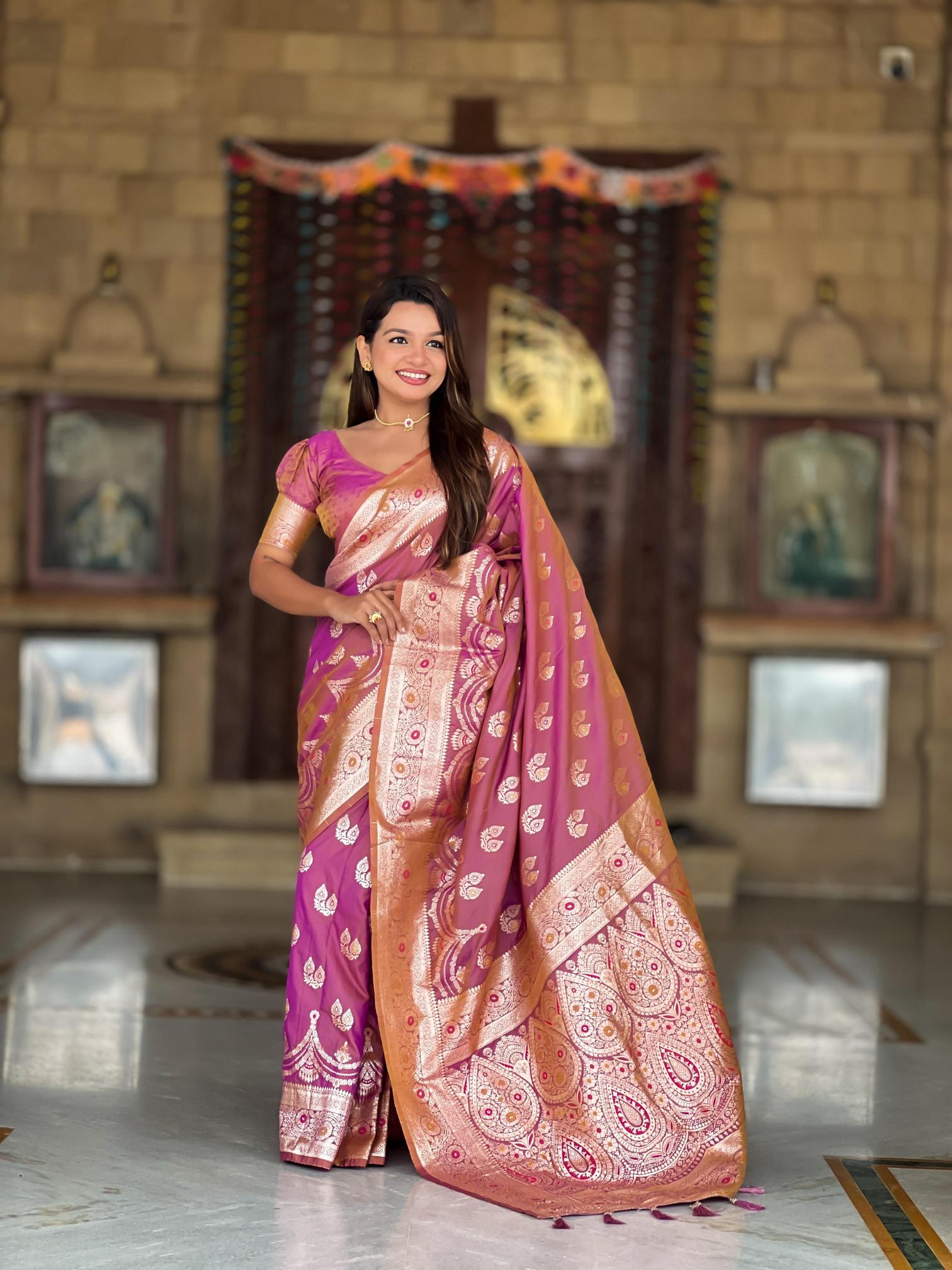 Neckless Banarasi silk Saree wholesale market in Kolkata