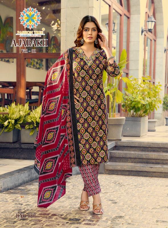 PASSION TREE AJARAKH VOL-1 Kurti wholesale market in Delhi