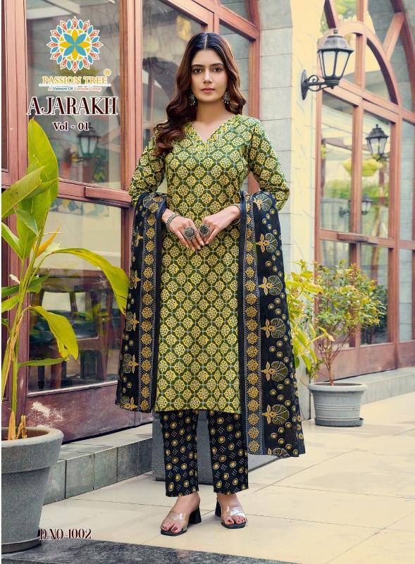 PASSION TREE AJARAKH VOL-1 Kurti wholesale market in Delhi