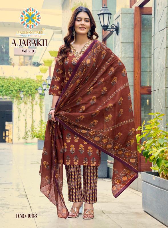 PASSION TREE AJARAKH VOL-1 Kurti wholesale market in Delhi