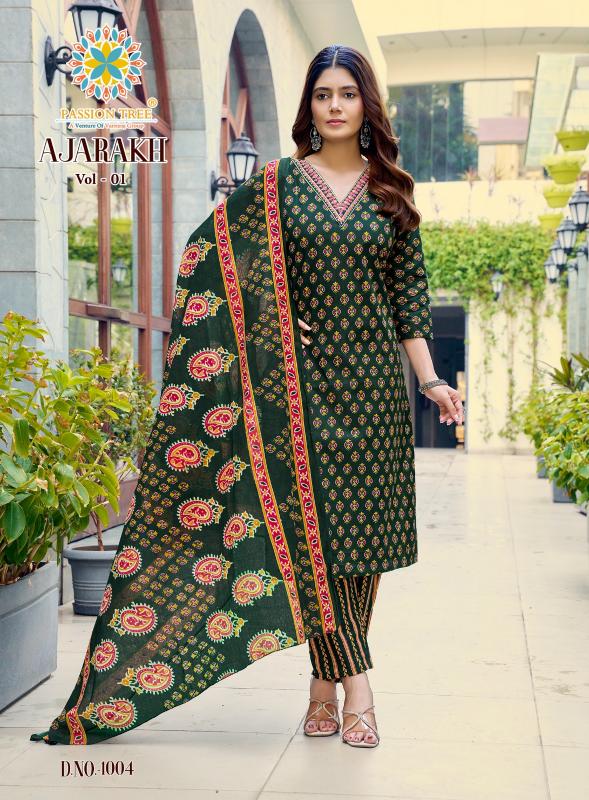 PASSION TREE AJARAKH VOL-1 Kurti wholesale market in Delhi
