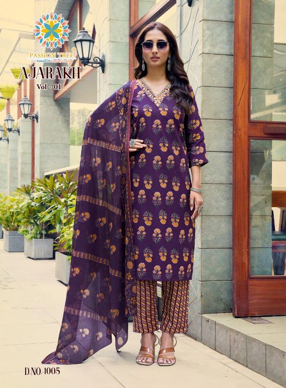PASSION TREE AJARAKH VOL-1 Kurti wholesale market in Delhi