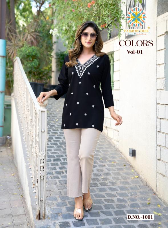 PASSION TREE COLORS VOL-1 Kurti manufacturers in Ahmedabad