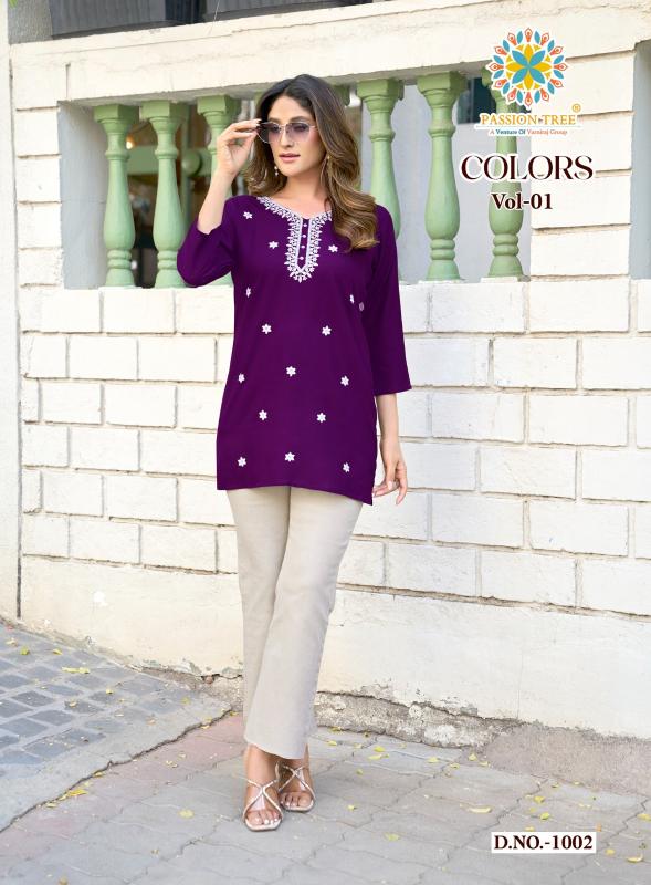 PASSION TREE COLORS VOL-1 Kurti manufacturers in Ahmedabad