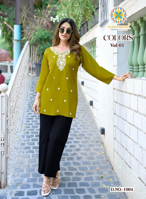 PASSION TREE COLORS VOL-1 Kurti manufacturers in Ahmedabad