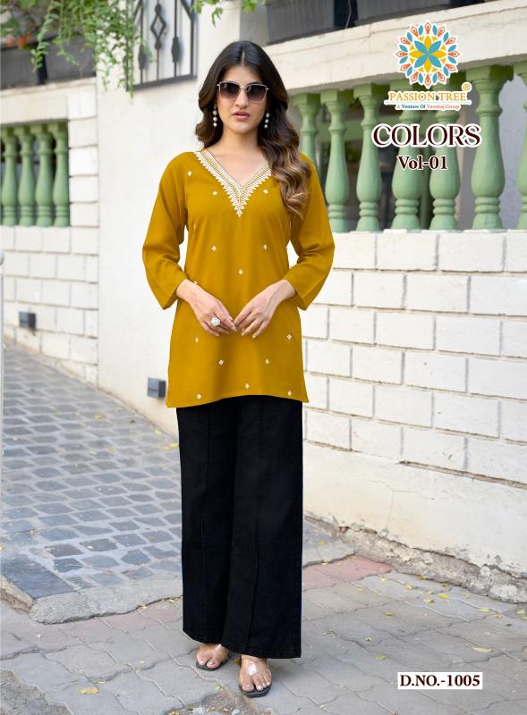 PASSION TREE COLORS VOL-1 Kurti manufacturers in Ahmedabad