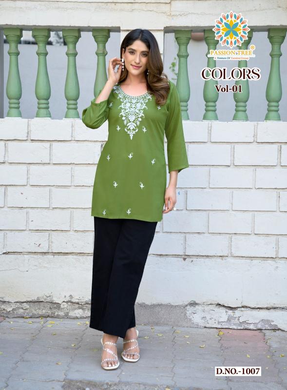 PASSION TREE COLORS VOL-1 Kurti manufacturers in Ahmedabad