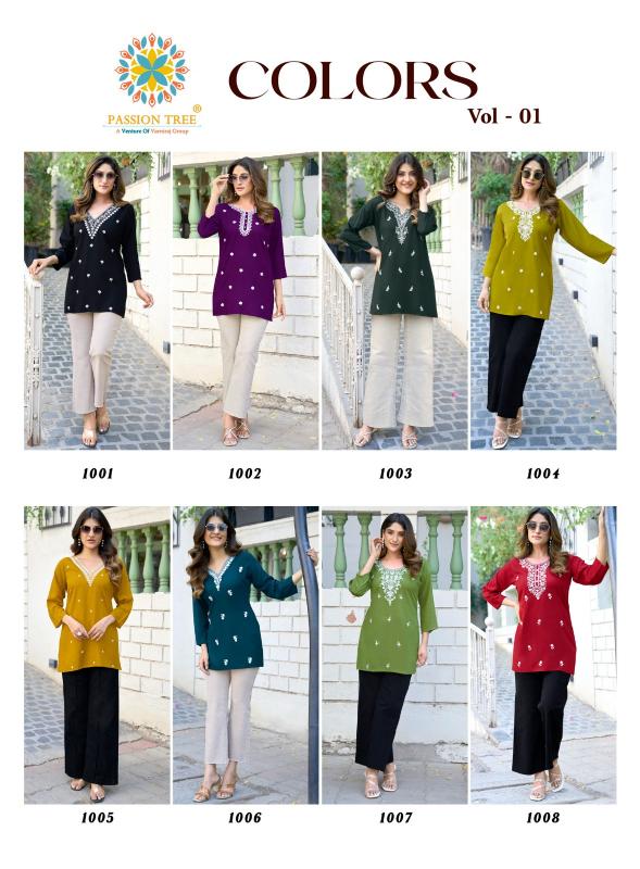 PASSION TREE COLORS VOL-1 Kurti manufacturers in Ahmedabad
