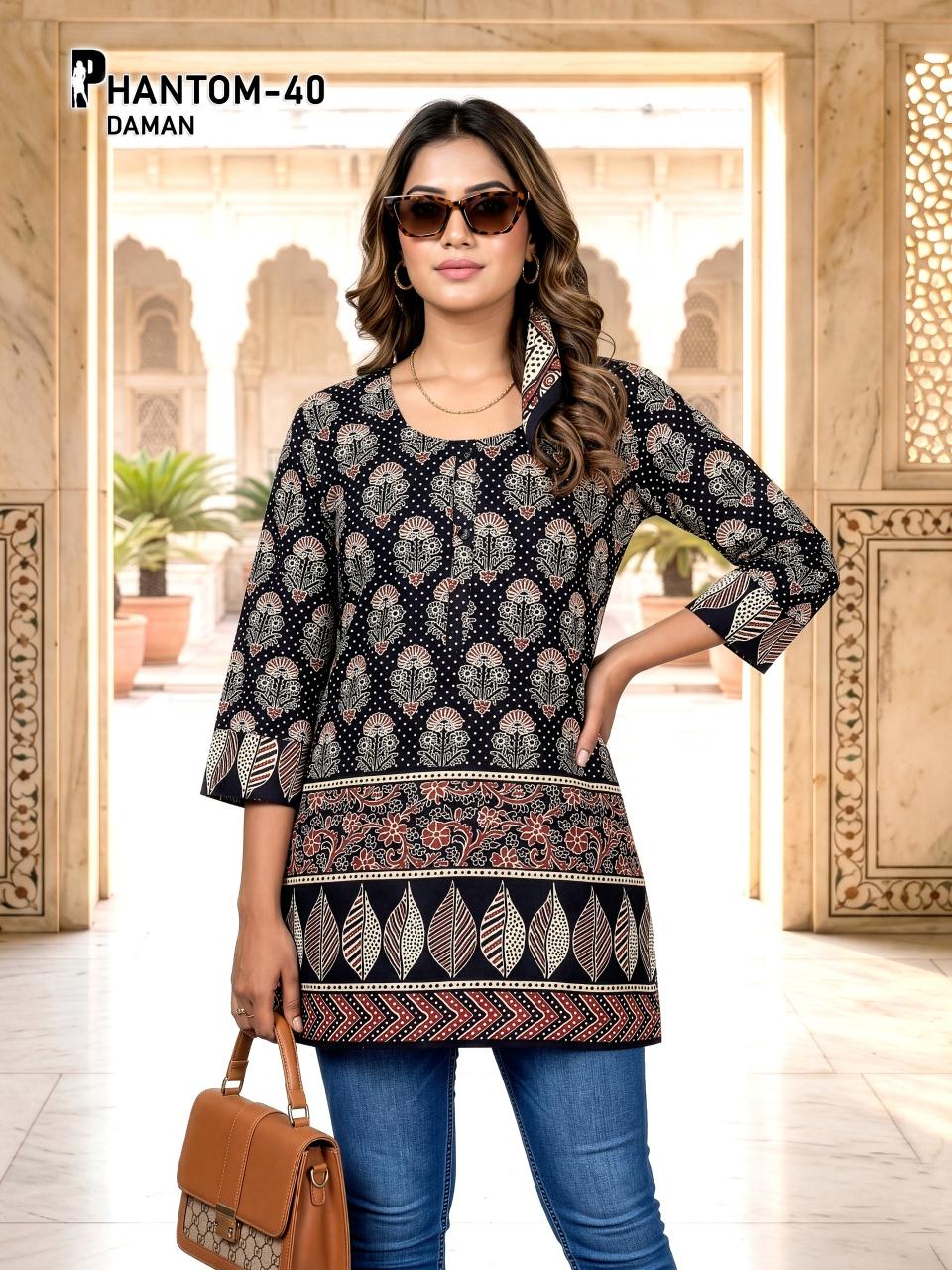 PHANTOM DAMAN SHORT TOPS Wholesale kurti manufacturers in Bangalore