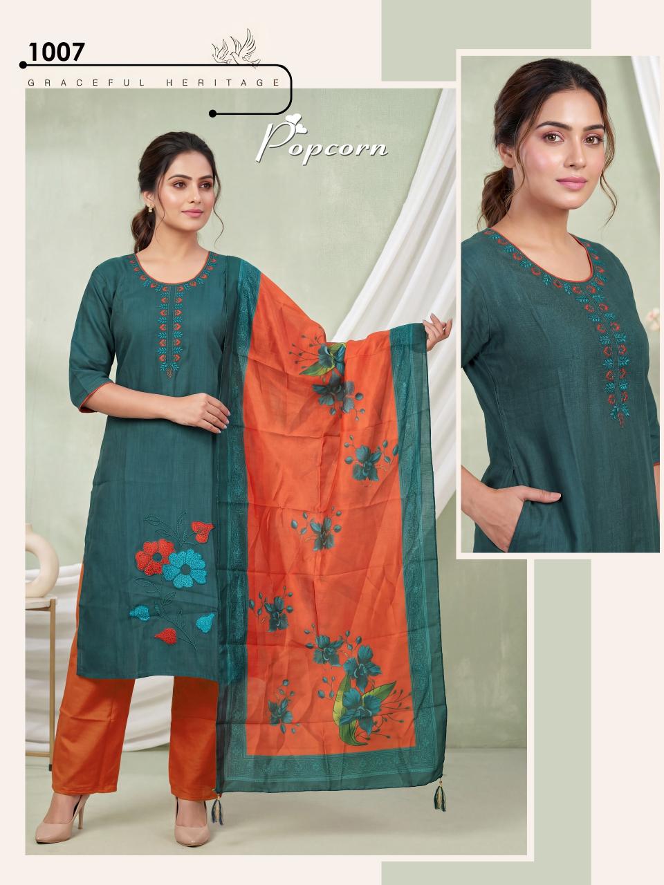 POPCORN Kurti suppliers in Ahmedabad