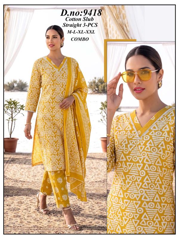 Printed Cotton 3 Pcs Kurti Pair Wholesale Price