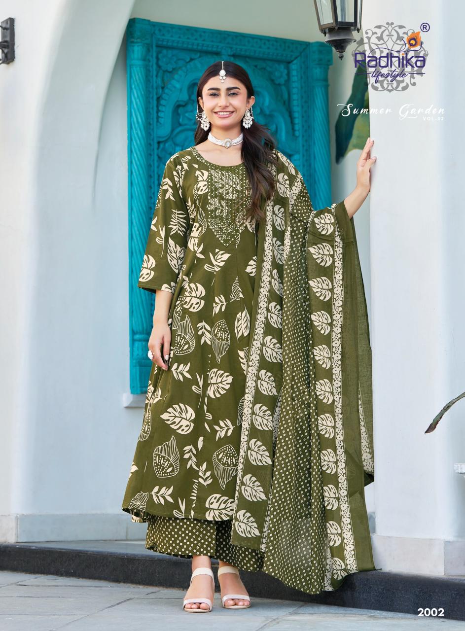 RADHIKA SUMMER GARDEN vol 2 Wholesale kurti suppliers in Kolkata