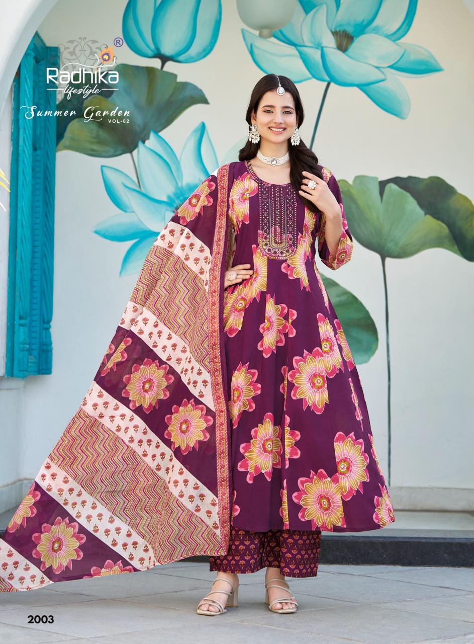 RADHIKA SUMMER GARDEN vol 2 Wholesale kurti suppliers in Kolkata