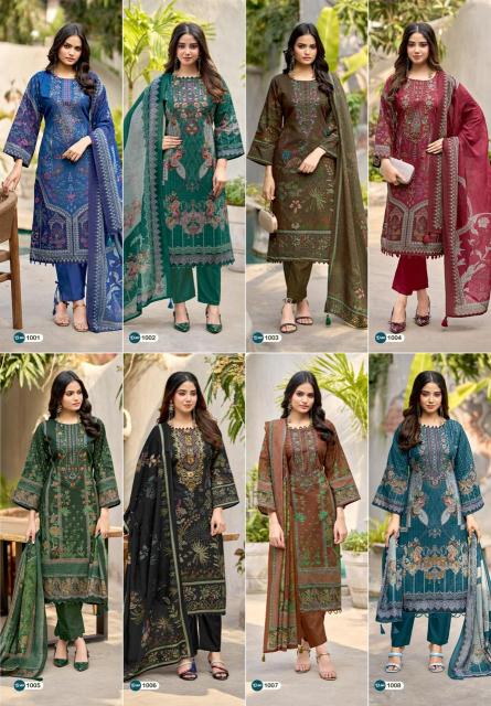 Rahi Fab Red Orchid Vol- 1 – Pakistani Kurti Pant With Dupatta - Wholesale Catalog