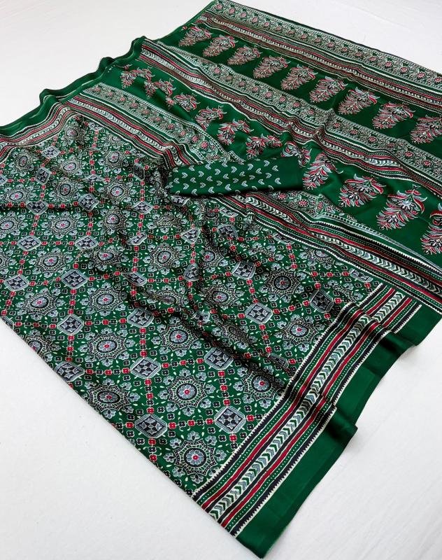 Rajtex Modal Satin Ajrakh Saree wholesalers in Pune