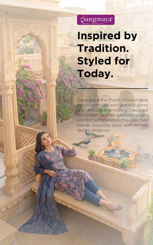 Rangmaya COTTON INVITE Surat kurti manufacturers
