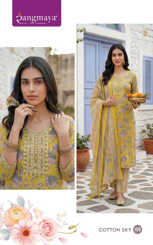 Rangmaya COTTON SKY Kurti manufacturer in Surat