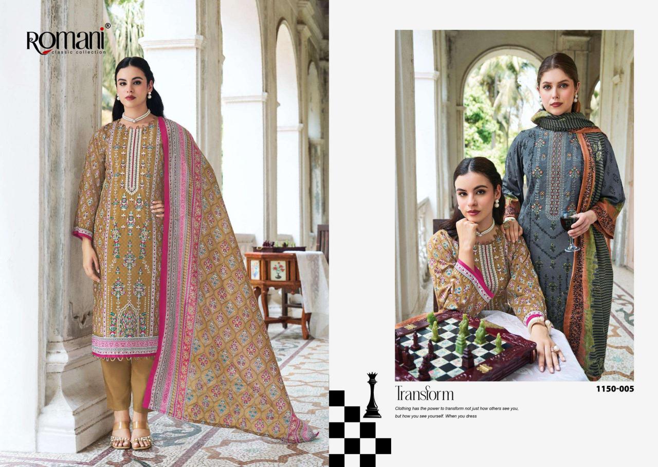 Romani Bin Kareem Vol-4 – Pakistani Kurti Pant With Dupatta - Wholesale Catalog